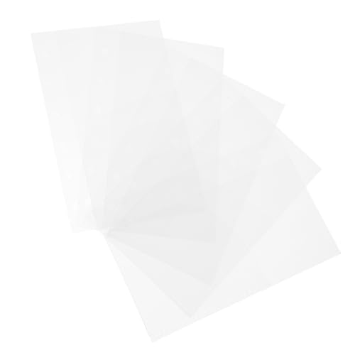 Gatuida 5 Stück Teiliges Transparentes Budget Binder Einlage Wiederverwendbare Portable Doppellagige Budgettaschen mit Löchern für Ringordner Praktische Ordnertaschen für Bargeld und von Gatuida