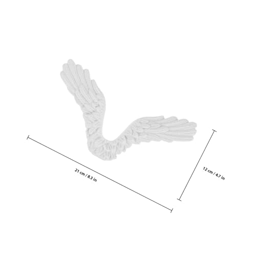 Gatuida 5 Stück Teiliges Weiße Engelsflügel Deko Zubehör für DIY Bastelprojekte Feine Verarbeitung Vielseitig Verwendbar als Wohntextilien Weihnachtsdeko für Persönliche Ornamente und Gatuida 5 Stück Teiliges Weiße Engelsflügel Deko Zubehör für DIY Bastelprojekte Feine Verarbeitung Vielseitig Verwendbar als Wohntextilien Weihnachtsdeko für Persönliche Ornamente und von Gatuida