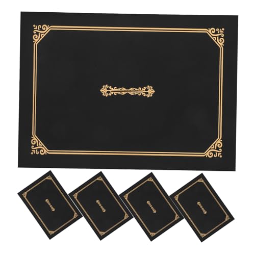 Gatuida 5 Stück Zertifikatshülle Inhaber der Zertifikatsauszeichnung Zertifikatsdatei mehrere Die ordner dokumentenmappe vorhangstange rahmen Preisträger Zertifikatsinhaber Papier Black Gatuida 5 Stück Zertifikatshülle Inhaber der Zertifikatsauszeichnung Zertifikatsdatei mehrere Die ordner dokumentenmappe vorhangstange rahmen Preisträger Zertifikatsinhaber Papier Black von Gatuida