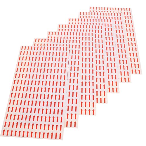 Gatuida 50 Blatt Selbstklebende Aufkleber Rote Richtungsetiketten Langlebig Ablösbar für Lager Schule Büro Glatte Oberflächen Praktisch und Rückstandsfrei Entfernbar Gatuida 50 Blatt Selbstklebende Aufkleber Rote Richtungsetiketten Langlebig Ablösbar für Lager Schule Büro Glatte Oberflächen Praktisch und Rückstandsfrei Entfernbar von Gatuida