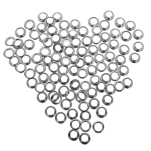 Gatuida 50 Sätze Metallösen Ösen Grommets für Stoff Rostfreie Ösen für Vorhänge Zelte Schuhe Taschen Installieren Inklusive Aufbewahrungsbox Vielseitiges Reparaturzubehör von Gatuida