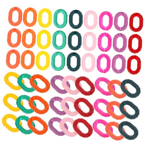 Gatuida 50 Stück Acryl Verbindungsringe Transparent Bunte Offene Kettenringe DIY Schmuck Taschenriemen Basteln Zubehör Gatuida 50 Stück Acryl Verbindungsringe Transparent Bunte Offene Kettenringe DIY Schmuck Taschenriemen Basteln Zubehör von Gatuida