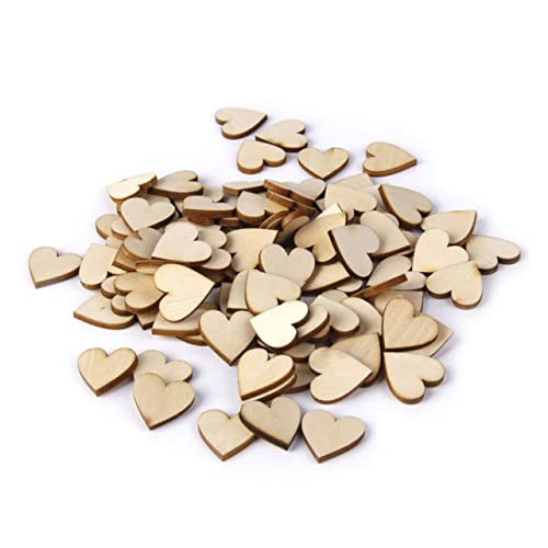 Gatuida 50 Stück Blanko Holzscheiben für DIY Bastelprojekte Natürliche Holzscheiben für Verzierungen Scrapbooking und Dekoration von Gatuida