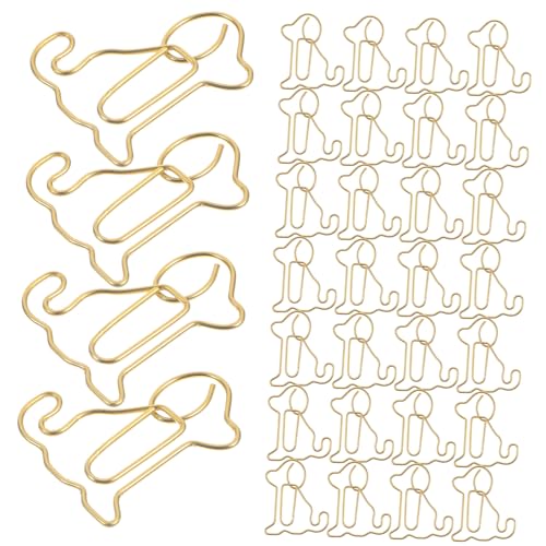 Gatuida 50 Stück Bücherregal Mit Sitzendem Hund Kleine Büroklammern Kreative Büroklammern Kreativ Geformte Büroklammern Office-dokumentenklammern Büroklammer Fürs Büro Golden Metall Gatuida 50 Stück Bücherregal Mit Sitzendem Hund Kleine Büroklammern Kreative Büroklammern Kreativ Geformte Büroklammern Office-dokumentenklammern Büroklammer Fürs Büro Golden Metall von Gatuida