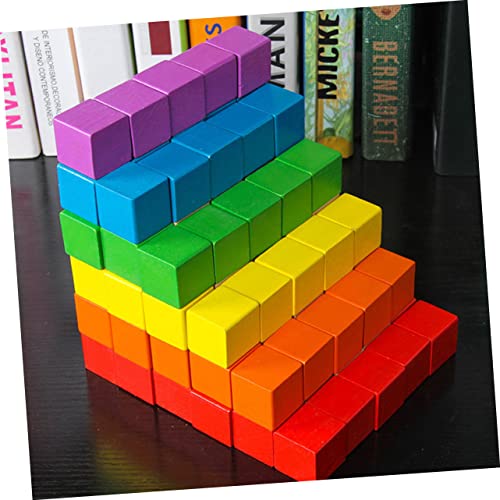 Gatuida 50 Stück Bunte Holzwürfel Quadratische Holzklötzchen Für DIY Bastelprojekte Holzbausteine Handwerk Materialien Sicher Glatt Für Bauen Gatuida 50 Stück Bunte Holzwürfel Quadratische Holzklötzchen Für DIY Bastelprojekte Holzbausteine Handwerk Materialien Sicher Glatt Für Bauen von Gatuida