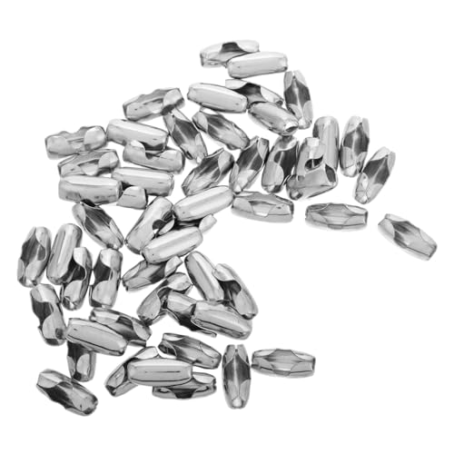 Gatuida 50 Stück Edelstahl Kugelkette Verbinder Doppelseitige Verschlüsse für Halsketten und Armbänder Schmuckverschluss zum Basteln Einfach zu Befestigen für DIY Beading Projekte Gatuida 50 Stück Edelstahl Kugelkette Verbinder Doppelseitige Verschlüsse für Halsketten und Armbänder Schmuckverschluss zum Basteln Einfach zu Befestigen für DIY Beading Projekte von Gatuida