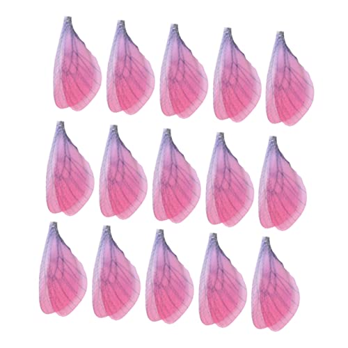 Gatuida 50 Stück Flügeldekore Libellenflügel Damen Accessoires Schmuck Libellen-Partydekorationen lila schmetterlingsflügel Flügelanhänger Ohrring-Dekore Zubehör für künstliche Ohrringe von Gatuida