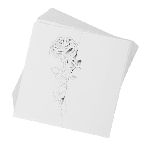 Gatuida 50 Stück Hochzeit Tischkarten mit Rosenblumen Design Bedruckbar und Beschreibbar Weiße Einladungskarten für Party und Event Personalisierte Platzkarten für Tischdekoration Gatuida 50 Stück Hochzeit Tischkarten mit Rosenblumen Design Bedruckbar und Beschreibbar Weiße Einladungskarten für Party und Event Personalisierte Platzkarten für Tischdekoration von Gatuida