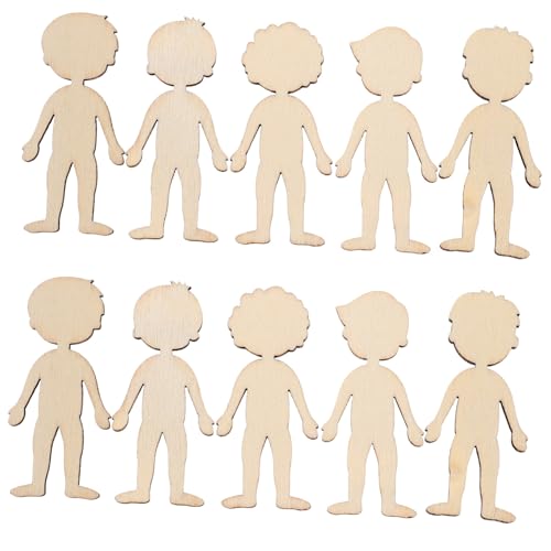 Gatuida 50 Stück Holzfiguren Rohlinge Jungen und Mädchen Holzklötzchen Basteln Unbemalt DIY Holzscheiben zum Selbst Bemalen für Kreative Handwerksprojekte und Dekoration Gatuida 50 Stück Holzfiguren Rohlinge Jungen und Mädchen Holzklötzchen Basteln Unbemalt DIY Holzscheiben zum Selbst Bemalen für Kreative Handwerksprojekte und Dekoration von Gatuida