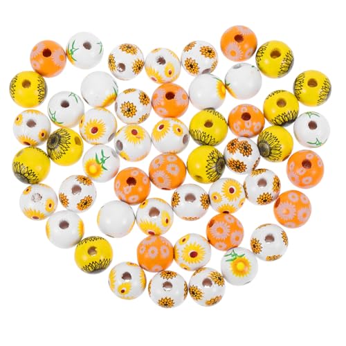 Gatuida 50 Stück Holzperlen mit Blumenmuster DIY Schmuckherstellung Holz Garlandsperlen für Armbänder Halsketten Ohrringe Vielseitig Verwendbar Gatuida 50 Stück Holzperlen mit Blumenmuster DIY Schmuckherstellung Holz Garlandsperlen für Armbänder Halsketten Ohrringe Vielseitig Verwendbar von Gatuida