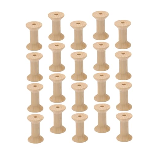 Gatuida 50 Stück Holzspulen Leere Fadenspulen Aus Unbehandeltem Holz DIY Handwerk Nähen Zubehör Vintage Naturholz Gatuida 50 Stück Holzspulen Leere Fadenspulen Aus Unbehandeltem Holz DIY Handwerk Nähen Zubehör Vintage Naturholz von Gatuida