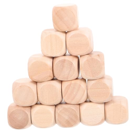 Gatuida 50 Stück Holzwürfel Blanko Würfel Set Robustem Holz Sechsseitig für DIY Basteln Puzzle und Handwerksprojekte Gatuida 50 Stück Holzwürfel Blanko Würfel Set Robustem Holz Sechsseitig für DIY Basteln Puzzle und Handwerksprojekte von Gatuida