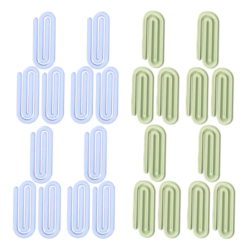 Gatuida 50 Stück Kleine Büroklammern aus Kunststoff Bunte Mini Clip in Transparentem Grün und Blau Süße Büroklammern für Dokumente Notizen Fotos und Bastelarbeiten Praktische Organizer Gatuida 50 Stück Kleine Büroklammern aus Kunststoff Bunte Mini Clip in Transparentem Grün und Blau Süße Büroklammern für Dokumente Notizen Fotos und Bastelarbeiten Praktische Organizer von Gatuida