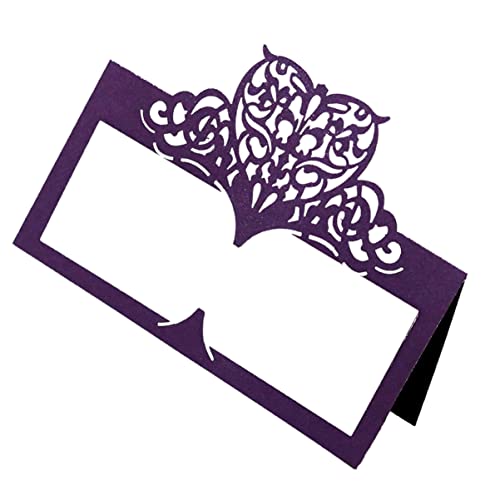 Gatuida 50 Stück Liebe Herzform Platzkarten Ausgehöhlte Papier Namenskarten für Hochzeiten Feste und Feiern Dunkelviolett Tischdekoration für Besondere Anlässe Gatuida 50 Stück Liebe Herzform Platzkarten Ausgehöhlte Papier Namenskarten für Hochzeiten Feste und Feiern Dunkelviolett Tischdekoration für Besondere Anlässe von Gatuida