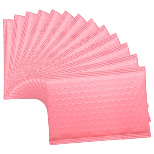Gatuida 50 Stück Luftpolsterfolie Versandtaschen Selbstklebende Gepolsterte Umschläge für Schmuckverpackungen Robust und Reißfest für Kleine Unternehmen von Gatuida