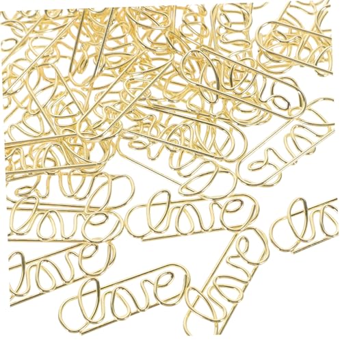 Gatuida 50 Stück Metall -büroklamme Geformt Farbig Form Einer Büroklammer Bunt Knochen Entzückende Papierklammern Lustige Papierclips Dekorative Büroklammern Buchleseclips Golden Eisen Gatuida 50 Stück Metall -büroklamme Geformt Farbig Form Einer Büroklammer Bunt Knochen Entzückende Papierklammern Lustige Papierclips Dekorative Büroklammern Buchleseclips Golden Eisen von Gatuida