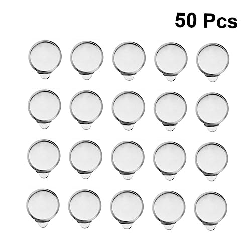 Gatuida 50 Stück Ohrclips Zubehör Diy Ohrclip Tray für Ohrringe Stilvolle und Schmuckstücke für Bastler Gatuida 50 Stück Ohrclips Zubehör Diy Ohrclip Tray für Ohrringe Stilvolle und Schmuckstücke für Bastler von Gatuida