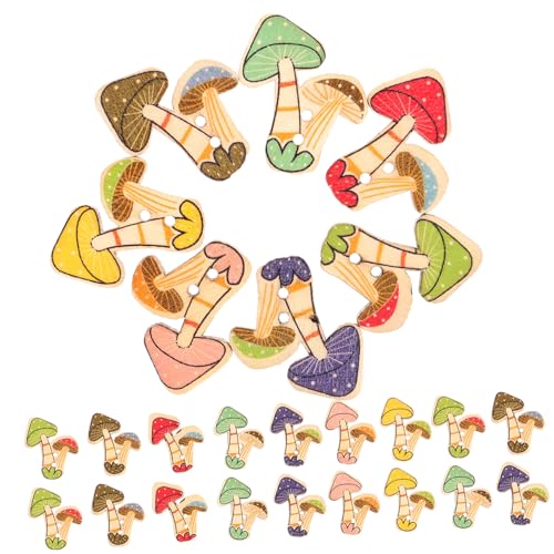 Gatuida 50 Stück Pilzförmige Holzknöpfe für DIY Basteln Kleine Knöpfe zum Annähen Cartoon Knöpfe für Babyjacken Mäntel Pullover für Kleidung Scrapbooking und Dekoration Gatuida 50 Stück Pilzförmige Holzknöpfe für DIY Basteln Kleine Knöpfe zum Annähen Cartoon Knöpfe für Babyjacken Mäntel Pullover für Kleidung Scrapbooking und Dekoration von Gatuida