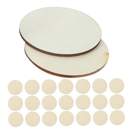 Gatuida 50 Stück Runde Holzscheiben Naturbelassen Dicke Holzkreise zum Basteln DIY Malen Gravieren für Dekorative Holzplättchen Untersetzer Anhänger Kinderfreundliche Holzscheiben Gatuida 50 Stück Runde Holzscheiben Naturbelassen Dicke Holzkreise zum Basteln DIY Malen Gravieren für Dekorative Holzplättchen Untersetzer Anhänger Kinderfreundliche Holzscheiben von Gatuida