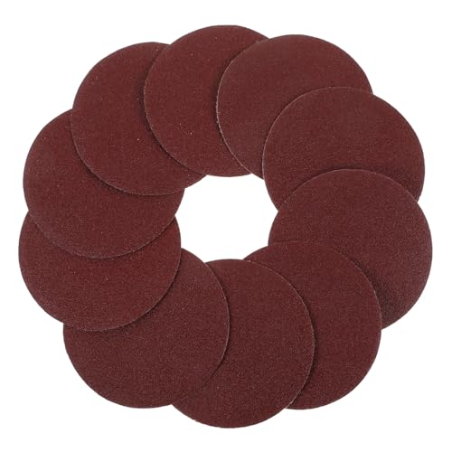 Gatuida 50 Stück Rundschleifpapier mit Körnung Selbstklebende Aluminiumoxid Schleifscheiben Elastisch und Kratzfest für Möbelpolitur Holz Küchenutensilien und Bodenbearbeitung von Gatuida