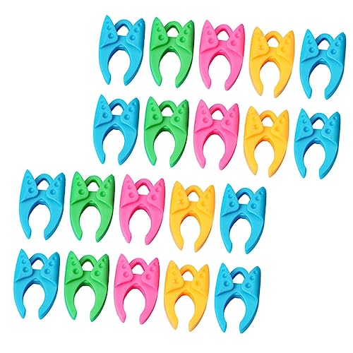 Gatuida 50 Stück Silikon Spulenhalter Clips Nähgarn Organizer für Faden Flexible und Wiederverwendbare Klammern für Nähmaschinen und Schneiderbedarf Gemischte Farben von Gatuida