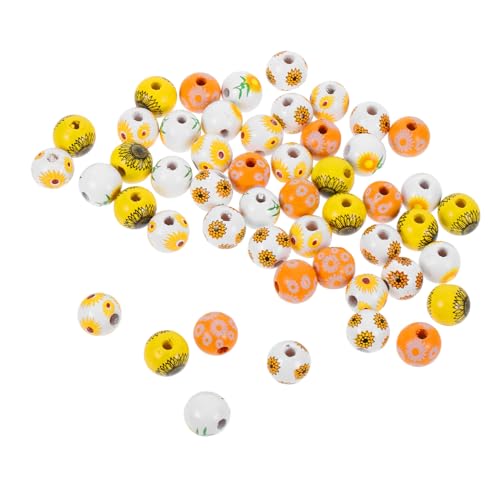 Gatuida 50 Stück Teiliges Bunte Holzperlen mit Blumenmuster Natürliche Runde Holzperlen für DIY Schmuckherstellung Einfache Handhabung Vielseitig für Armbänder Halsketten und Ohrringe Gatuida 50 Stück Teiliges Bunte Holzperlen mit Blumenmuster Natürliche Runde Holzperlen für DIY Schmuckherstellung Einfache Handhabung Vielseitig für Armbänder Halsketten und Ohrringe von Gatuida