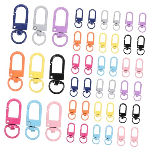 Gatuida 50 Stück Teiliges Bunte Metall Snap Haken aus Legierung Drehbare Karabinerhaken Schlüsselanhänger Langlebig Rostfrei Vielseitig für Schlüssel Taschen DIY Bastelbedarf Gatuida 50 Stück Teiliges Bunte Metall Snap Haken aus Legierung Drehbare Karabinerhaken Schlüsselanhänger Langlebig Rostfrei Vielseitig für Schlüssel Taschen DIY Bastelbedarf von Gatuida