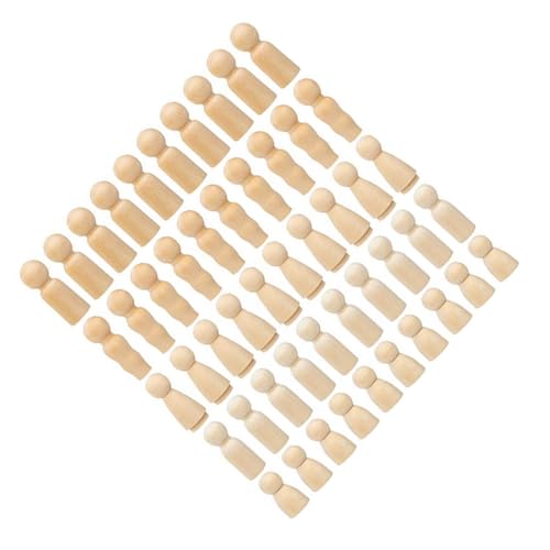 Gatuida 50 Stück Teiliges DIY Holzfiguren Glatte Oberfläche Leichte Langlebige Holzpuppen Familie für Kreativität Bemalung Bastelprojekte und Pädagogisches Gatuida 50 Stück Teiliges DIY Holzfiguren Glatte Oberfläche Leichte Langlebige Holzpuppen Familie für Kreativität Bemalung Bastelprojekte und Pädagogisches von Gatuida