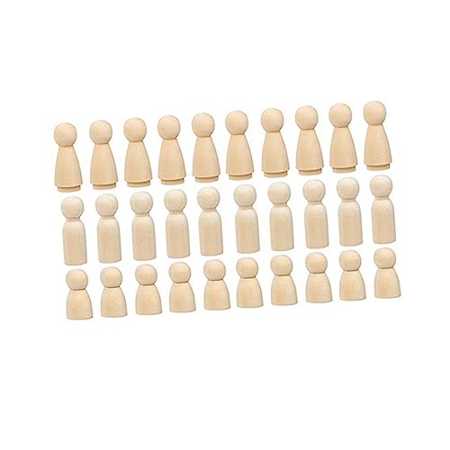 Gatuida 50 Stück Teiliges DIY Holzpuppen für Familienfiguren zum Bemalen Kreative Holzspielzeuge Kreativität und Fantasie Leicht und Langlebig für Bastelprojekte Dekorative Gatuida 50 Stück Teiliges DIY Holzpuppen für Familienfiguren zum Bemalen Kreative Holzspielzeuge Kreativität und Fantasie Leicht und Langlebig für Bastelprojekte Dekorative von Gatuida