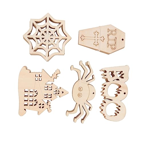 Gatuida 50 Stück Teiliges Halloween Holz Deko aus Sicheren Holzscheiben mit Gravur DIY für Eltern Natürliche Hölzerne Anhänger für Halloween Party Dekoration Gatuida 50 Stück Teiliges Halloween Holz Deko aus Sicheren Holzscheiben mit Gravur DIY für Eltern Natürliche Hölzerne Anhänger für Halloween Party Dekoration von Gatuida