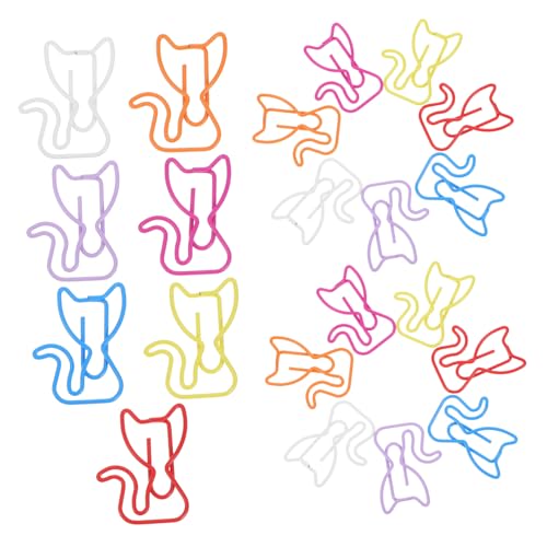 Gatuida 50 Stück Teiliges Katzenförmige Metall Büroklammern in Farben Robuste Katzenmotiv Paperclips für Notizen Journaling und Dokumentensortierung Lustige Büroklammern für Gatuida 50 Stück Teiliges Katzenförmige Metall Büroklammern in Farben Robuste Katzenmotiv Paperclips für Notizen Journaling und Dokumentensortierung Lustige Büroklammern für von Gatuida