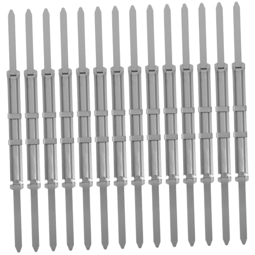Gatuida 50 Stück Teiliges Metall Doppelloch Ordnerklammern mit Selbstklebefläche Robuste Platzsparende Heftklammern für Sicheres Befestigen von Papierakten Vielseitig für Büro und Schule von Gatuida