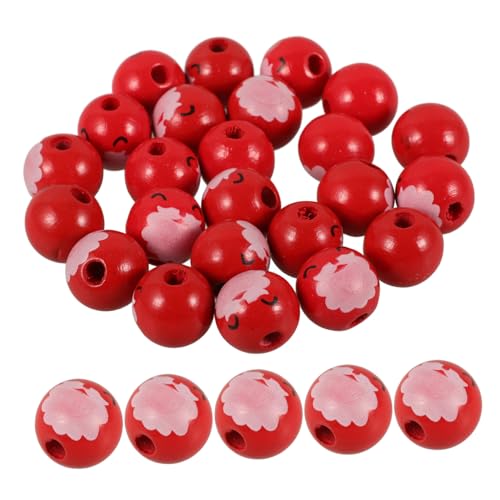 Gatuida 50 Stück Weihnachts Holzperlen für DIY Bastelarbeiten Santa Gesicht Holzperlen Lose Spacer Beads für Kränze Armbänder und Schmuckgestaltung Gatuida 50 Stück Weihnachts Holzperlen für DIY Bastelarbeiten Santa Gesicht Holzperlen Lose Spacer Beads für Kränze Armbänder und Schmuckgestaltung von Gatuida