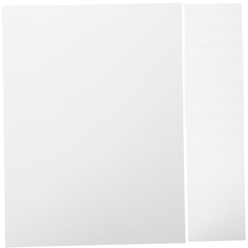 Gatuida 50 Stück Weißes Kartonpapier M² DIY Bastelpapier Origami Papier Robust zum Malen und Falten für Kreative Bastelprojekte und Zeichnungen von Gatuida