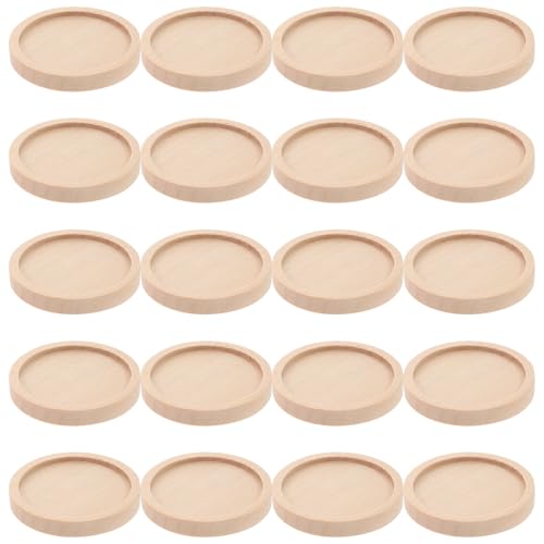 Gatuida 50 Stück runder Bastelsockel Bausätze Schmucktablett fokal Herstellung Vintage-Tablett Schmuck-Anhänger-Tablett Antiquität für Schmuckzubehör Anhänger Tabletts Basen Bambus Khaki Gatuida 50 Stück runder Bastelsockel Bausätze Schmucktablett fokal Herstellung Vintage-Tablett Schmuck-Anhänger-Tablett Antiquität für Schmuckzubehör Anhänger Tabletts Basen Bambus Khaki von Gatuida