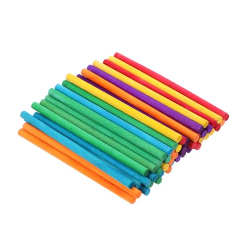 Gatuida 500 Stück Bunte DIY Eisstiele aus Holz Runde Glatte Eislutscher stäbchen für Bastelarbeiten Modellbau Holzspielzeug und Eiscreme herstellung bei Festen und Partys Gatuida 500 Stück Bunte DIY Eisstiele aus Holz Runde Glatte Eislutscher stäbchen für Bastelarbeiten Modellbau Holzspielzeug und Eiscreme herstellung bei Festen und Partys von Gatuida