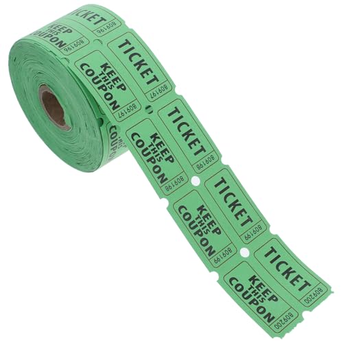 Gatuida 500 Stück Double Roll Raffle Tickets für Veranstaltungen Partys und Fundraiser Durchnummeriert für Belohnungen Konzerte und Feiertagsfeiern Praktische Verwendung für Verschiedene von Gatuida