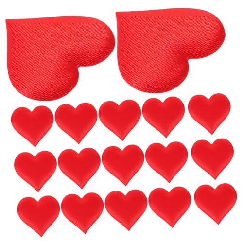 Gatuida 500 Stück Hochzeitsdekoration Konfetti-Herzen geformt Bausatz groß Gang Partydekoration valentinstag dekoration liebe Konfetti Tischkonfetti zum Valentinstag unendlich Schwamm rot von Gatuida