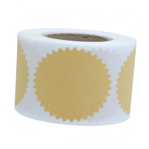 Gatuida 500 Stück Kraftpapier Blanko Aufkleber Selbstklebende Party Favor Sticker für Geschenkverpackungen DIY Etiketten Vielseitig Haftend Glatten Oberflächen Gatuida 500 Stück Kraftpapier Blanko Aufkleber Selbstklebende Party Favor Sticker für Geschenkverpackungen DIY Etiketten Vielseitig Haftend Glatten Oberflächen von Gatuida