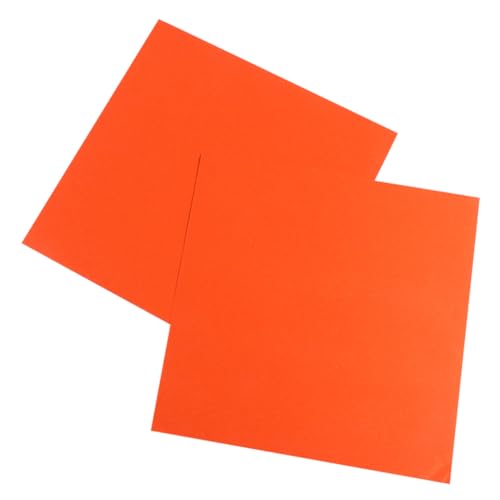 Gatuida 500 Stück Origami Faltpapier Orange Quadratisch Doppelseitig DIY Bastelpapier Kindergarten Kreative Handarbeit von Gatuida