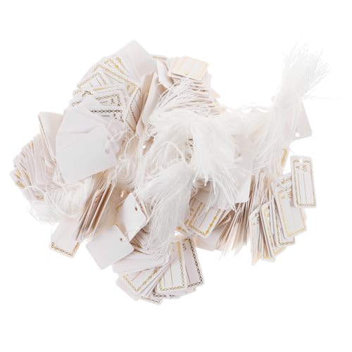 Gatuida 500 Stück Preisschilder mit Schnur Beschreibbare Papieranhänger für Schmuck Kleidung Kunsthandwerk Langlebige Einfach zu Hängende Etiketten für Waren Produktkennzeichnung Gatuida 500 Stück Preisschilder mit Schnur Beschreibbare Papieranhänger für Schmuck Kleidung Kunsthandwerk Langlebige Einfach zu Hängende Etiketten für Waren Produktkennzeichnung von Gatuida