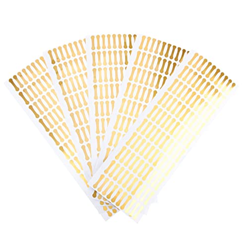 Gatuida 500 Stück Tamper Aufkleber PVC Siegel für Lebensmittel Kosmetik für Handgefertigte Produkte Schützt vor Manipulation und Sorgt für Frische von Gatuida