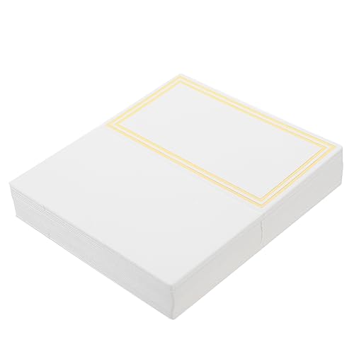 Gatuida 50Stücke Platzkarten für Hochzeiten Goldene Tischkarten aus Stabilem Faltkarten für Tischdekoration Namensschilder für Gäste Gatuida 50Stücke Platzkarten für Hochzeiten Goldene Tischkarten aus Stabilem Faltkarten für Tischdekoration Namensschilder für Gäste von Gatuida