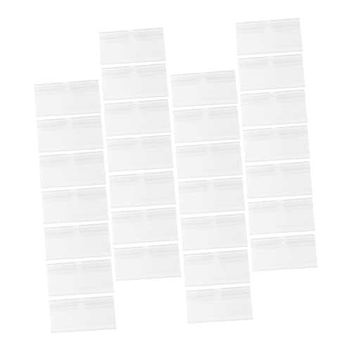 Gatuida 50Stücke Regal Etikettenhalter für Supermärkte Geschäfte und Lager Wiederverwendbar Transparent Einfach zu Handhaben für Drahtregale Gatuida 50Stücke Regal Etikettenhalter für Supermärkte Geschäfte und Lager Wiederverwendbar Transparent Einfach zu Handhaben für Drahtregale von Gatuida