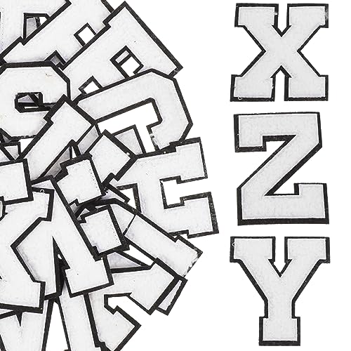 Gatuida 52 Stück Buchstaben Patches Aufbügelbare Stoffapplikationen für Kleidung Rucksäcke und DIY Projekte zum Dekorieren und Reparieren von Textilien von Gatuida