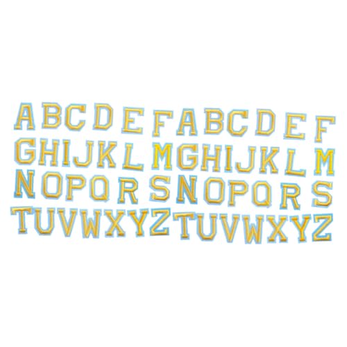 Gatuida 52 Stück Teiliges Aufbügel Buchstaben Patch Bestickte Alphabet Applikationen für DIY Kleidung Jacken Hemden Hüte Schuhe und Taschen Langlebig und Einfach Anzubringen Gatuida 52 Stück Teiliges Aufbügel Buchstaben Patch Bestickte Alphabet Applikationen für DIY Kleidung Jacken Hemden Hüte Schuhe und Taschen Langlebig und Einfach Anzubringen von Gatuida