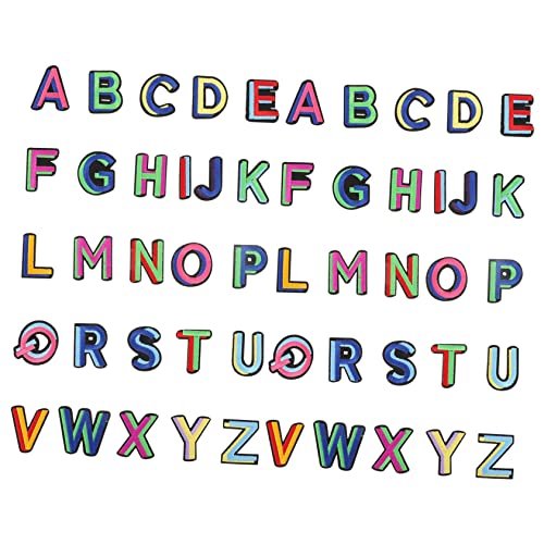 Gatuida 52 Stück Teiliges Bunte Buchstaben Patches zum Aufnähen Langlebige Stoffapplikationen zum Abdecken von Flecken und Löchern Kreative Dekoration für Kleidung Taschen und DIY Gatuida 52 Stück Teiliges Bunte Buchstaben Patches zum Aufnähen Langlebige Stoffapplikationen zum Abdecken von Flecken und Löchern Kreative Dekoration für Kleidung Taschen und DIY von Gatuida