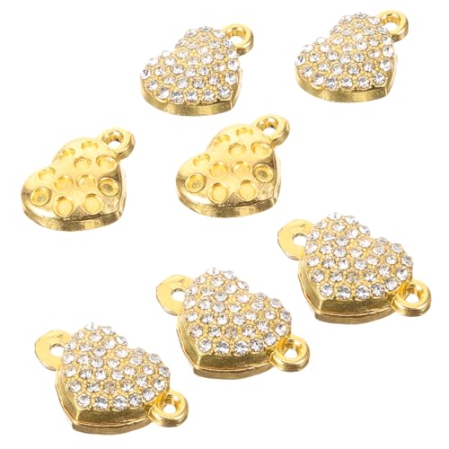 Gatuida 5Stücke Magnetverschluss Herz Magnetische Schmuckverschlüsse für Armbänder Selbstgemacht Halskettenverschlüsse Langlebig und Robust Metall Legierung Dekorativ Schmuckherstellung Gatuida 5Stücke Magnetverschluss Herz Magnetische Schmuckverschlüsse für Armbänder Selbstgemacht Halskettenverschlüsse Langlebig und Robust Metall Legierung Dekorativ Schmuckherstellung von Gatuida