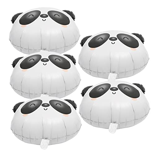 Gatuida 5Stücke Panda Luftballons aus Aluminiumfolie Dekorative Tierballons für Geburtstagsfeiern Babypartys und Besondere Anlässe Geeignet für Innen und Außendekoration von Gatuida