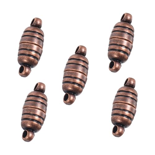 Gatuida 5Stücke Vintage Kupfer Magnetverschlüsse für DIY Schmuck Schmuckzubehör für und Armbänder Einfaches Anbringen und Lösen für Kreative Projekte und Bastelarbeiten von Gatuida